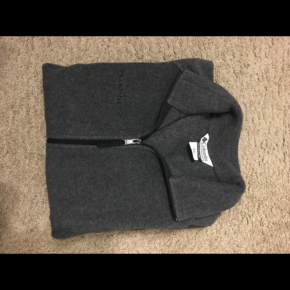 Dark Gray Columbia Fleece Jacket
